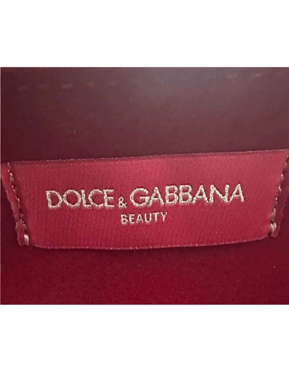Dolce & Gabbana Red‎ Wristlet Clutch, Makeup or Cosmetic Bag in Box | New in Box